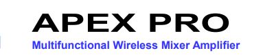 Apex Pro Portable PA System Features
